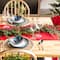 Glitzhome® 9ft Christmas Greenery Eucalyptus Garland with Red Berries